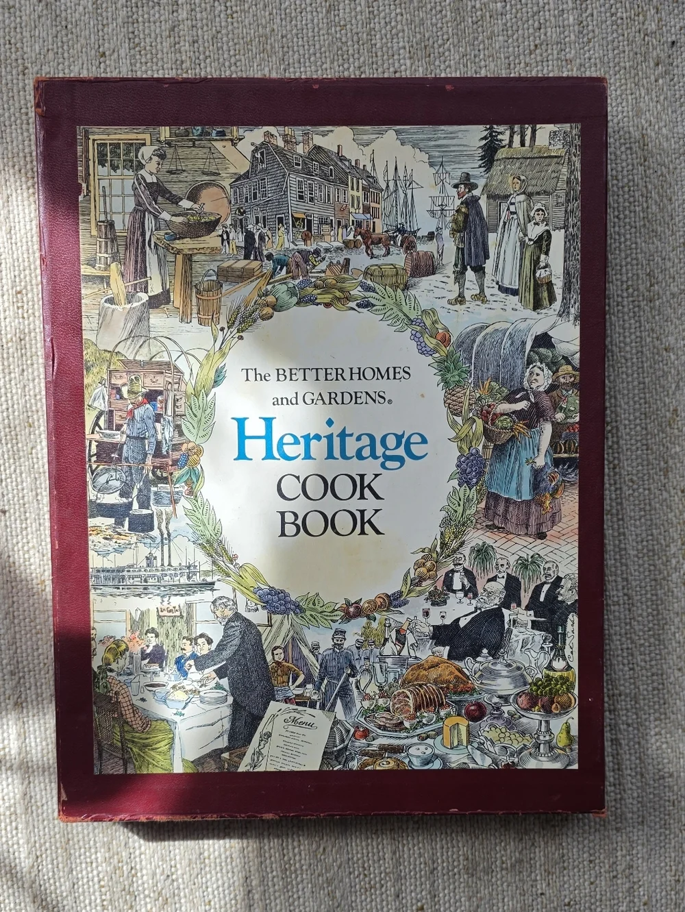 Heritage Cook Book by‎ Better Homes and Gardens - Burgundy Cover